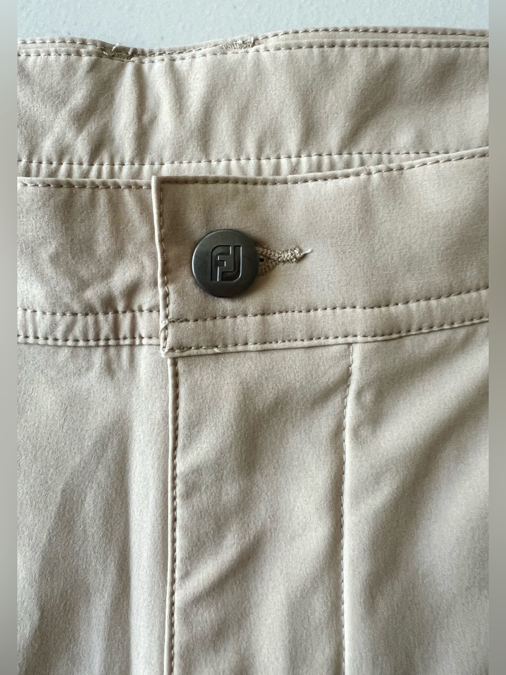 FootJoy Lightweight Golf Shorts NWT Men’s 38 Khaki 9” Inseam Performance Stretch - Picture 6 of 15
